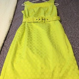 Lime green business or night out dress